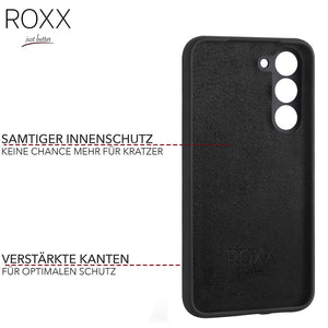 ROXX Samsung Galaxy S23 Hard Case Silikon Hülle | Wie das Original nur besser
