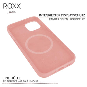 ROXX Silikon Hülle | iPhone 14 Pro | MagSafe | Ro­sé