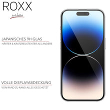 ROXX Japanisches 9H Panzerglas (3 Stück) | iPhone 14 Pro Max | Volle Displayabdeckung