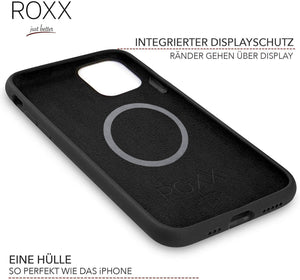 ROXX iPhone 13 Mini (5,4 Zoll) MagSafe Silikon Hard Case Hülle | Wie das Original nur Besser
