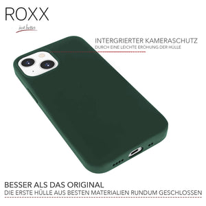 ROXX Silikon Hülle | iPhone 14 Pro | MagSafe | Navy Green