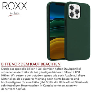 ROXX Silikon Hülle | iPhone 14 | MagSafe | Navy Green