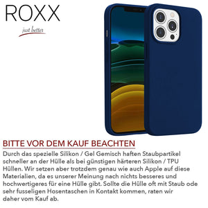 ROXX Silikon Hülle | iPhone 14 Pro | MagSafe | Navy Blue