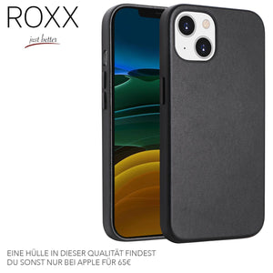 ROXX iPhone 13 Mini (5,4 Zoll) MagSafe Echtleder Hard Case Hülle | Wie das Original nur Besser