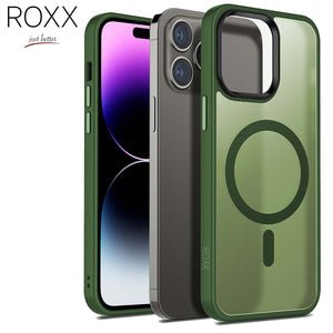 ROXX SHIELD Hülle | iPhone 14 | MagSafe | Navy Green