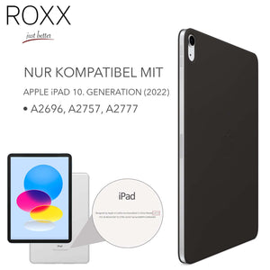 ROXX Apple iPad 10. Generation Hülle | Mit Innenschutz | Magnetisch | Wie das Original