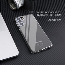 ROXX Samsung Galaxy S21 Plus Antigelb Clear Case Hardcase Hülle | 9H Kratzfeste Glasrückseite