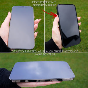 ROXX Japanisches 9H Panzerglas (3 Stück) | iPhone 13 Pro Max (6.7 Zoll) | Volle Displayabdeckung