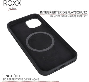 ROXX Silikon Hülle | iPhone 14 | MagSafe | Black
